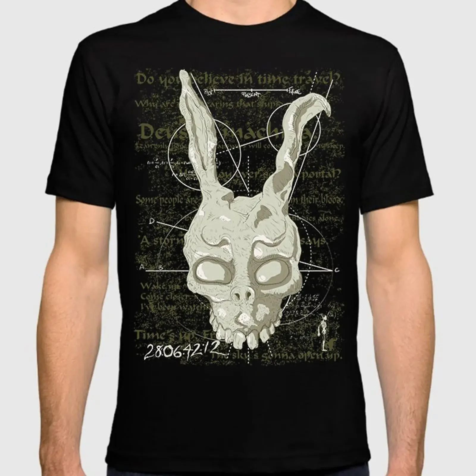 Donnie Darko Art T Shirt 100 Cotton  All Sizes mw 265 vintage Washed designer clothes Casual Comfortable Soft Versatile fashion
