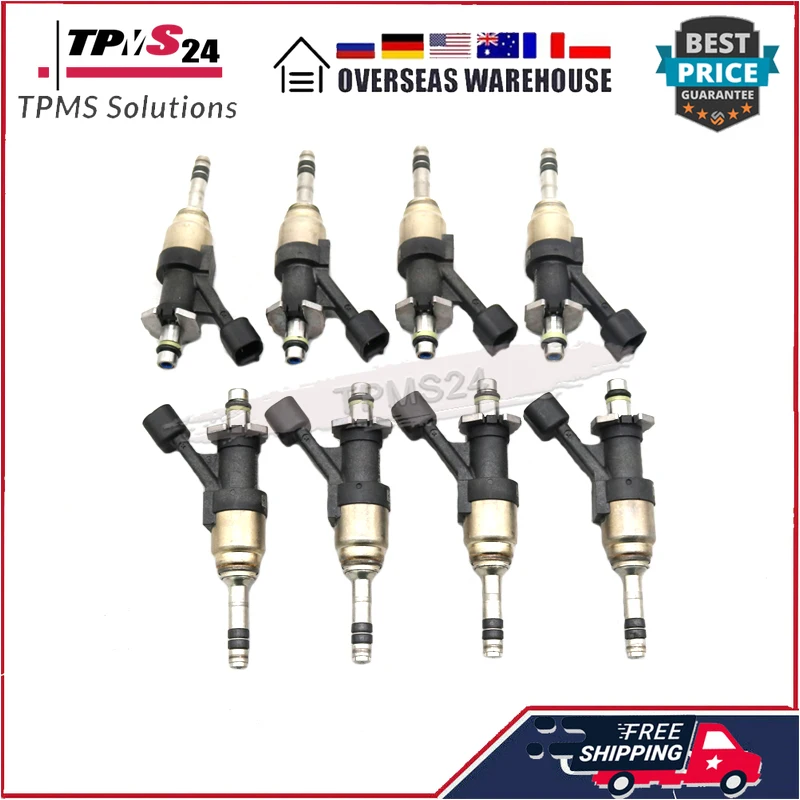 8pcs Fuel Injectors 12656005 For 2014-2018 CHEVROLET CHEYENNE SILVERADO 1500 2500 SUBURBAN TAHOE GMC SIERRA 1500 YUKON YUKON XL