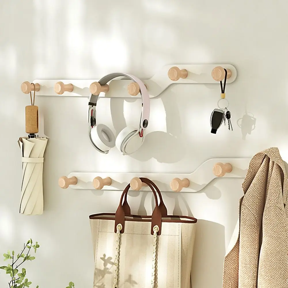 

Modern Punch-free Wall Hooks Decorative Hooks Wall Hanger Key Organizer Rack Coat Hook Family