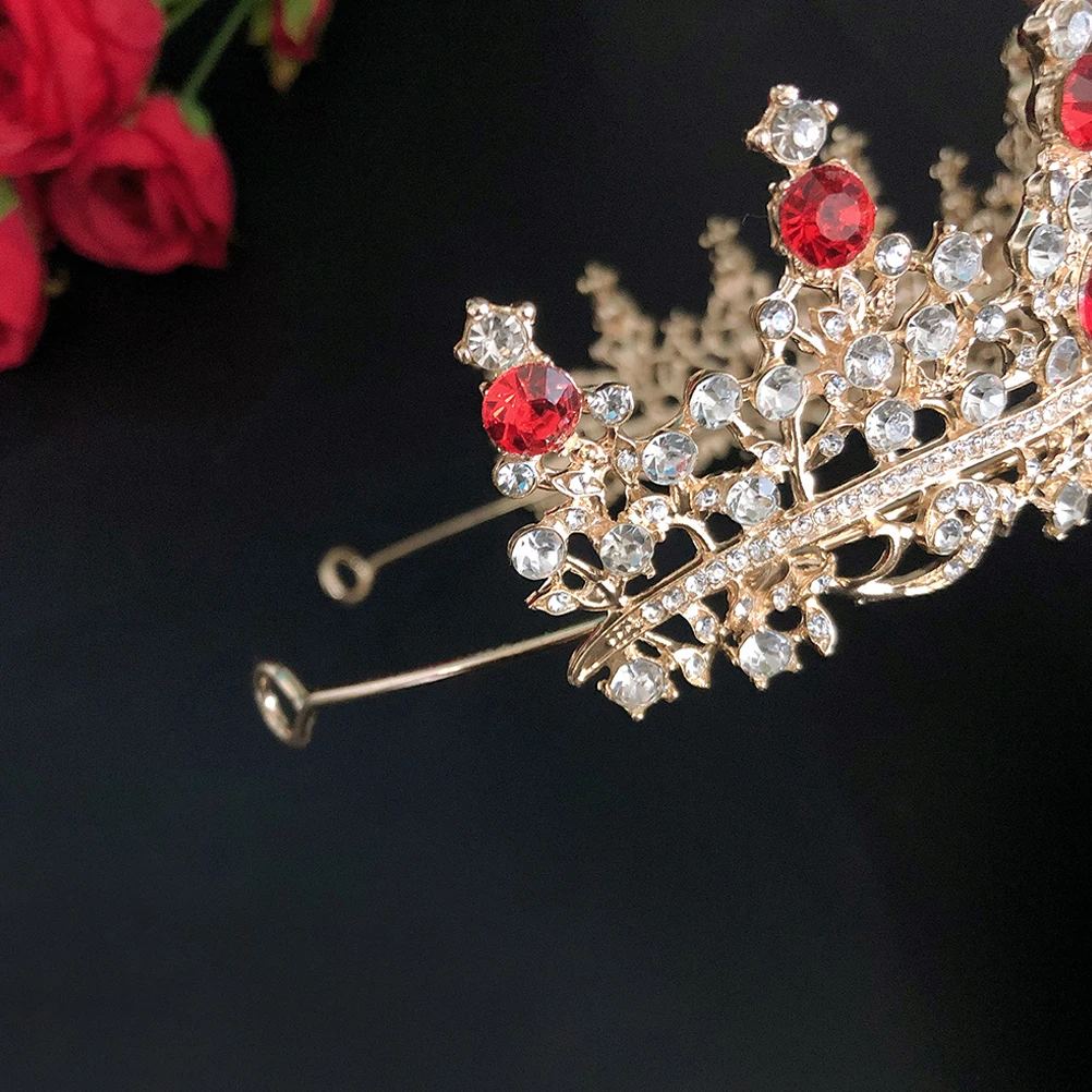 

Crown Tiara Women Bridal Headwear Headdress Hair Accessories Wedding Party Miss
