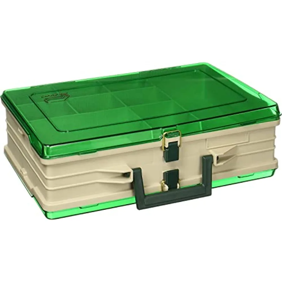 

Magnum Tackle Box Double Side Sandstone/Green Premium Tackle Storage Multi