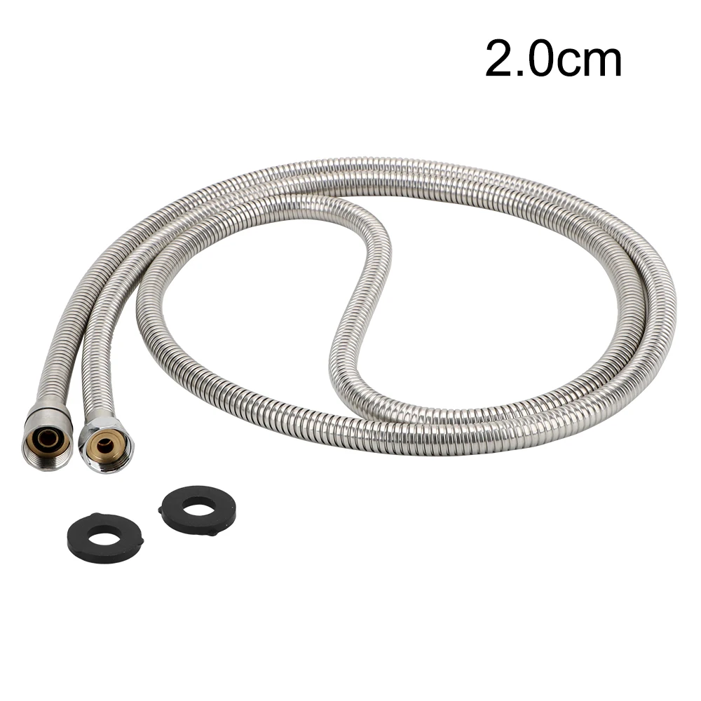 

Plumbing Hose Bathroom Accessories 1.2m/1.5m/2m Flexible Soft Water Pipe Rainfall Shower Hose Home Improvement