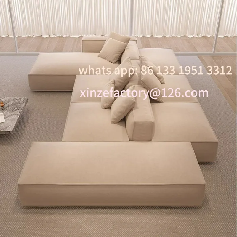 Back-to-back sofa [high-end magic map matte cloth] Kaiser McLaren Rome, island sofa, double-sided sofa