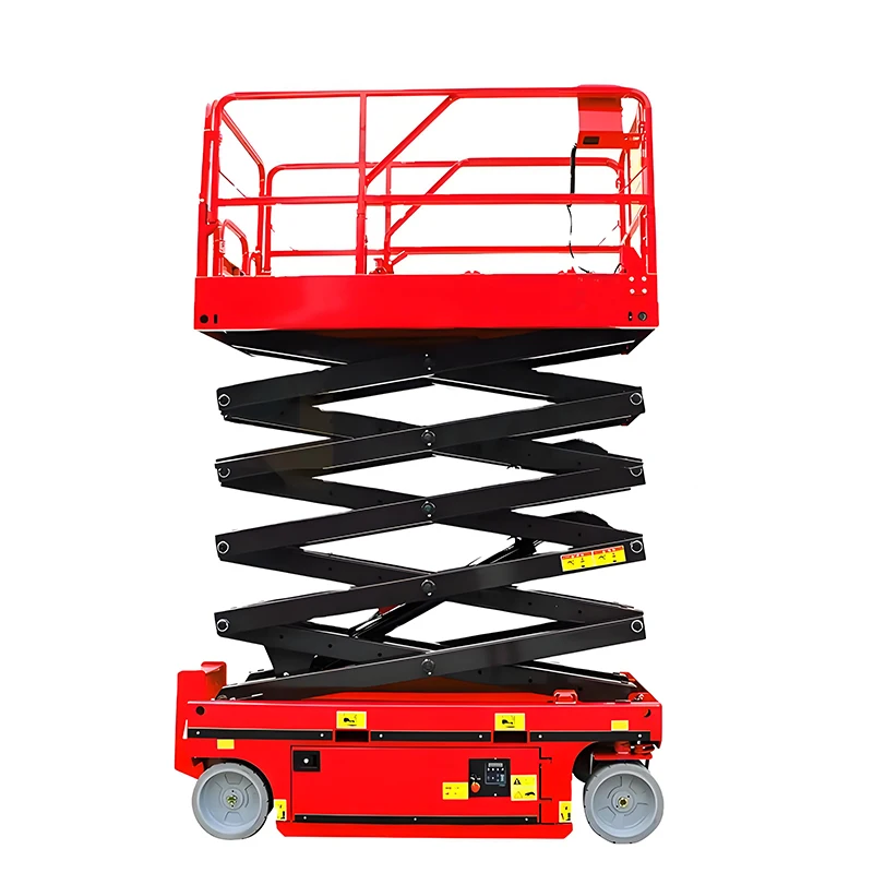 Electric Self-Propelled Scissor Lift Aerial Work Platform 8m 10m High Altitude Maintenance Elevating Cargo Elevator Equipment