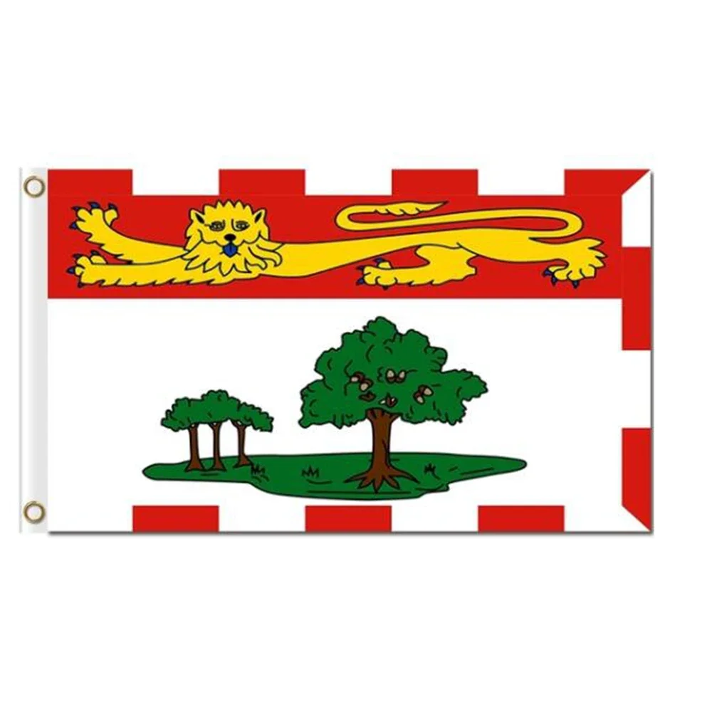 Custom Prince Edward Island 3x5ft Fabric Prints Polyester Flag BANNER