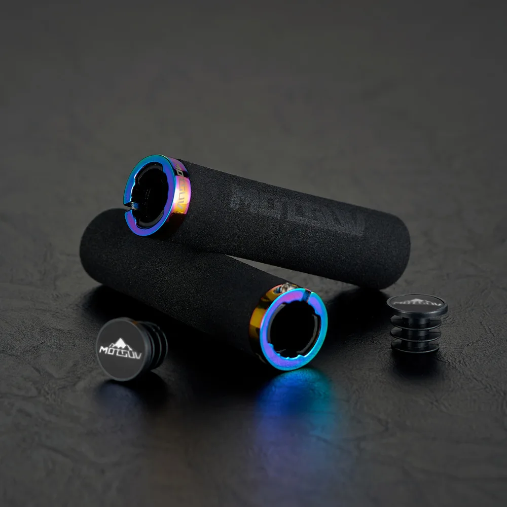AliExpress VXM Bike Handlebar Grips Single Lock on Bicycle Handle Bar Soft Non-Slip-Rubber Hand Grip Comfortable Ergonomic for BMX Mountain