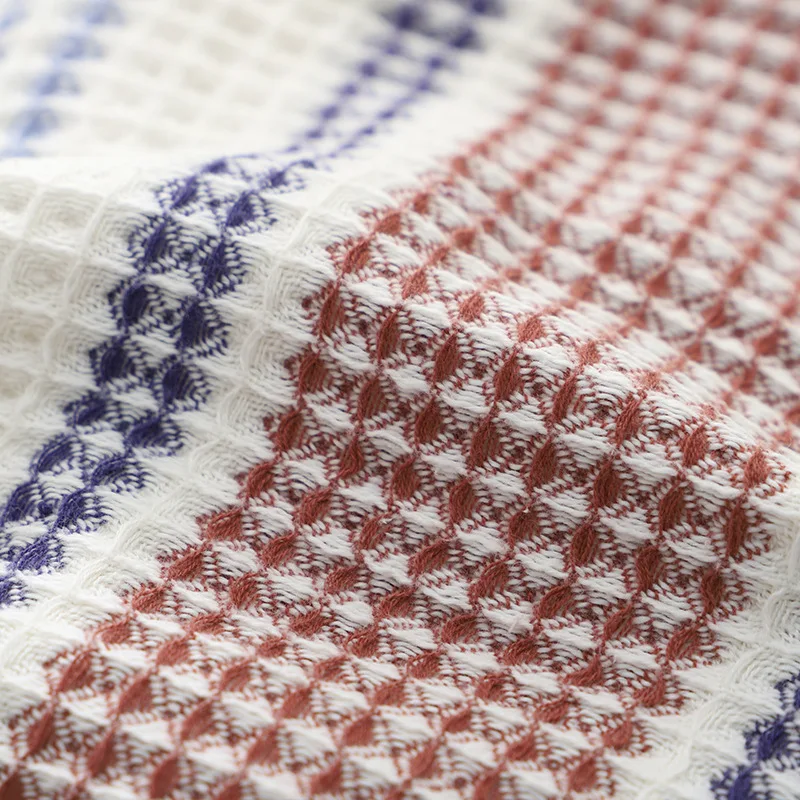 Cotton Towel Soft Absorbent Dishcloth Kitchen Dish Rags Honeycomb Breathable Face Wash Towel Household Cleaning Cloth Wash Cloth
