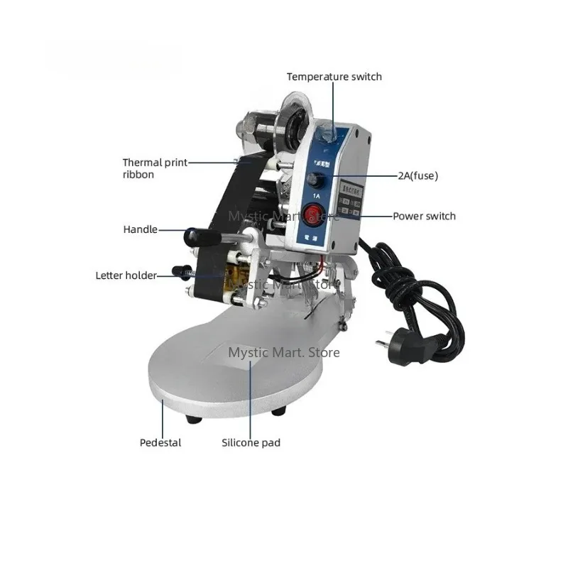 

LT-DY8 Manual Color Ribbon Hot Coding Machine for Expiry Date