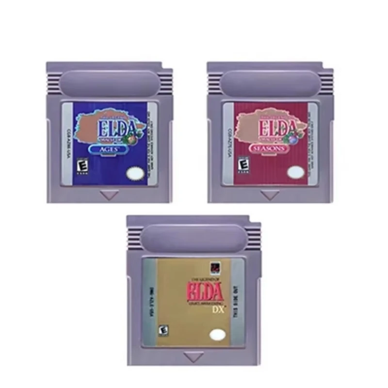 

Links Awakening Oracle of Seasons Ages GBC Game Card 16 Bit Video Game Console Cartridge Zeld Series For GBC/GBA/SP