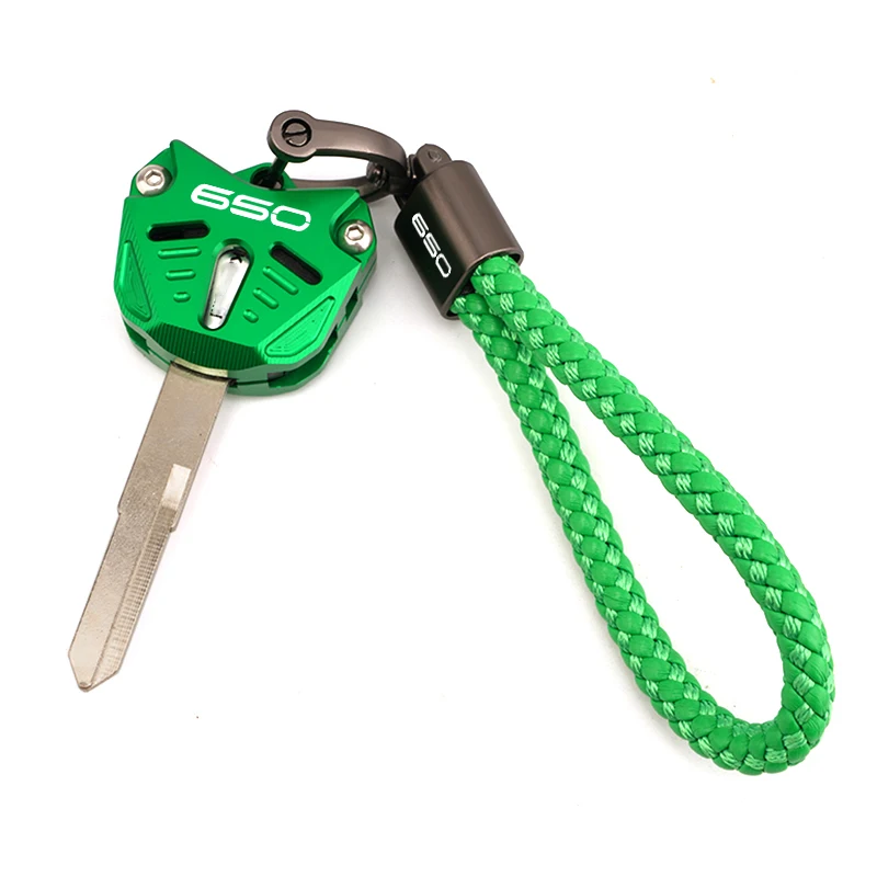 لكاواساكي Z650 Z 650 Z650RS نينجا 650 2017-2023 2024 CNC دراجة نارية مفتاح القضية غطاء مفتاح قذيفة مفتاح سلسلة مفاتيح حلقية