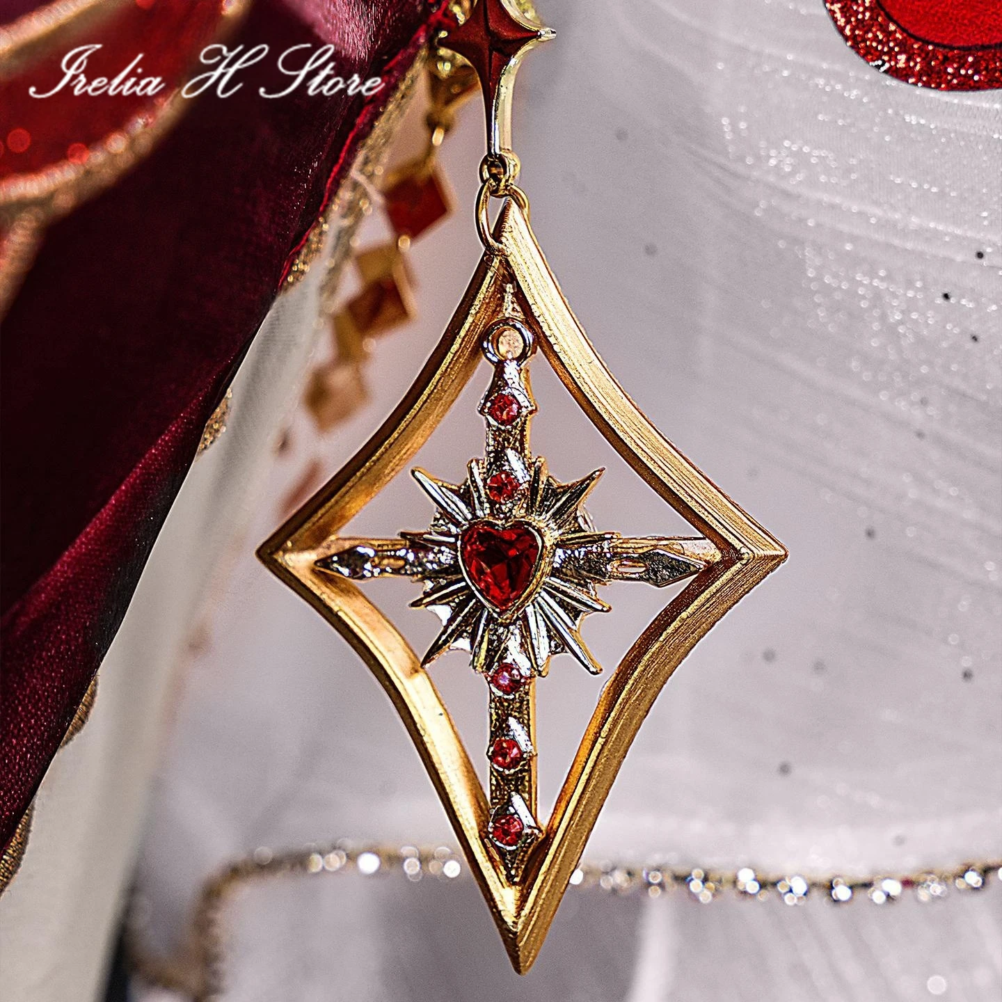 Irelia H Game Viper Ning From Naraka: Bladepoint Cosplay Costume Viper Ning Sexy Red Party Dress Women Halloween Costume