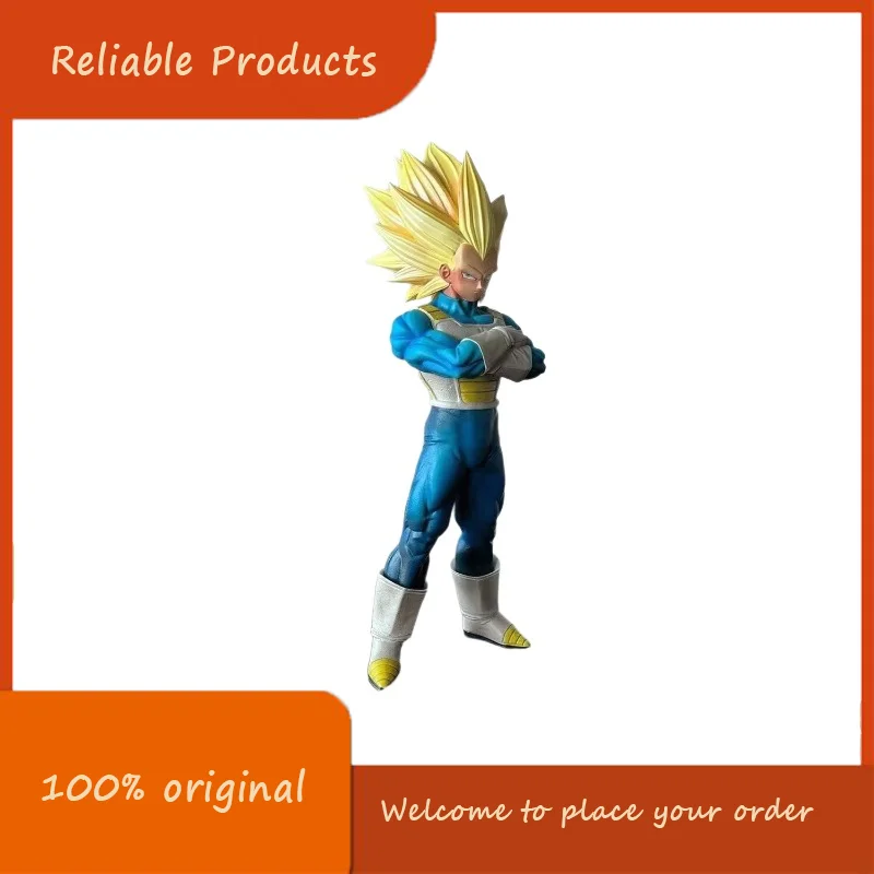 

Dragon Ball Z Gk Saiyan Anime Figure Display Vf Super Saiyan 3 Vegeta Standing Anime Figure Model Holiday Gift Collectible Value