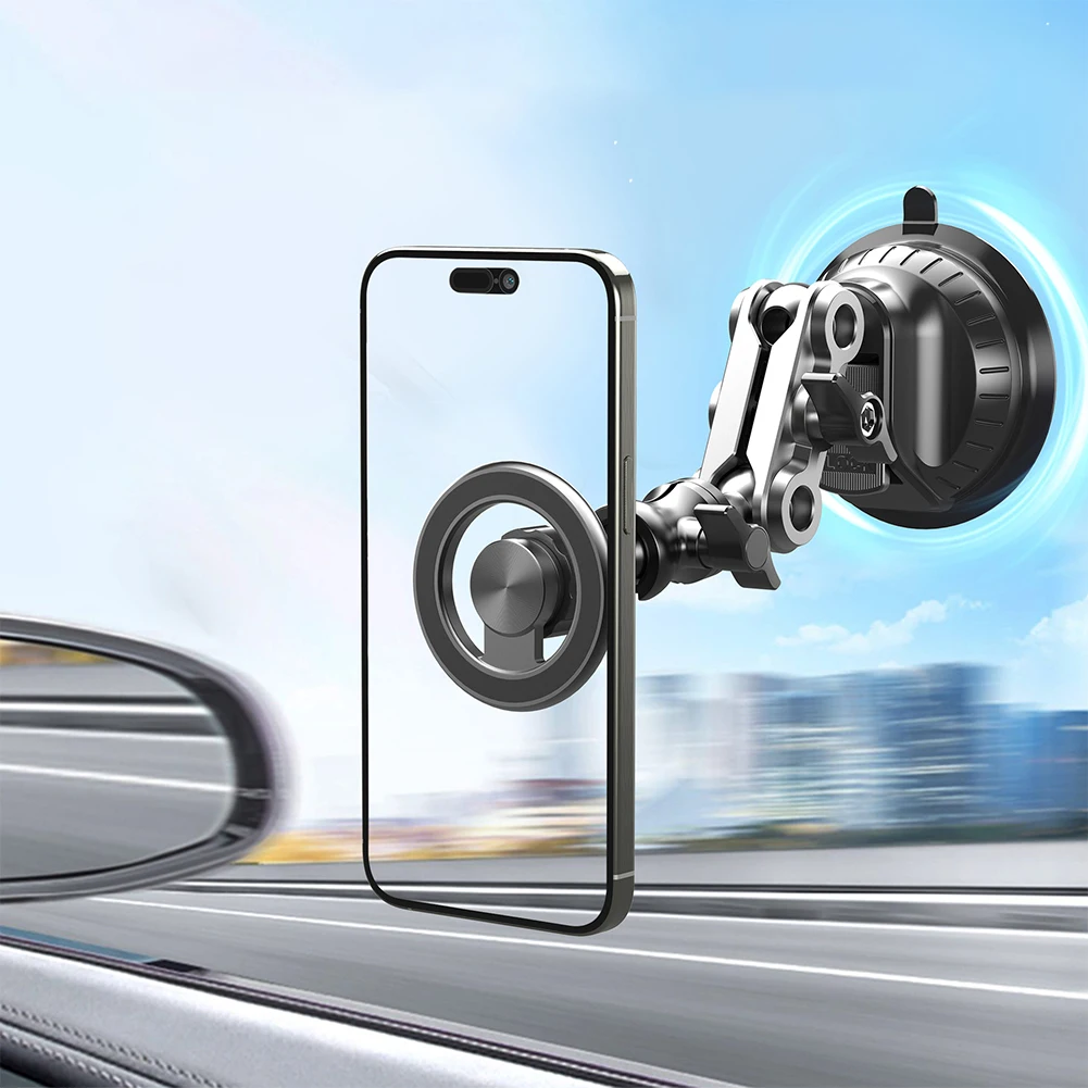 

Магнитный автомобильный держатель для телефона, вращение на 360 градусов, вакуумная присоска, автомобильное крепление для телефона, подставка для мобильного телефона, автомобильные аксессуары