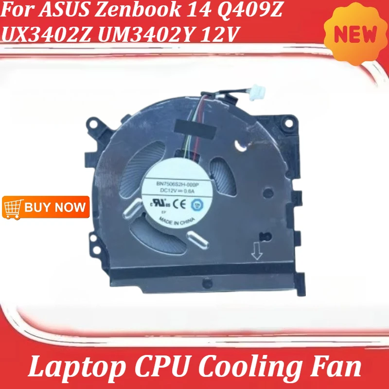 

Вентилятор охлаждения процессора для ноутбуков ASUS Zenbook 14 Q409Z, UX3402Z, UM3402Y, 12В