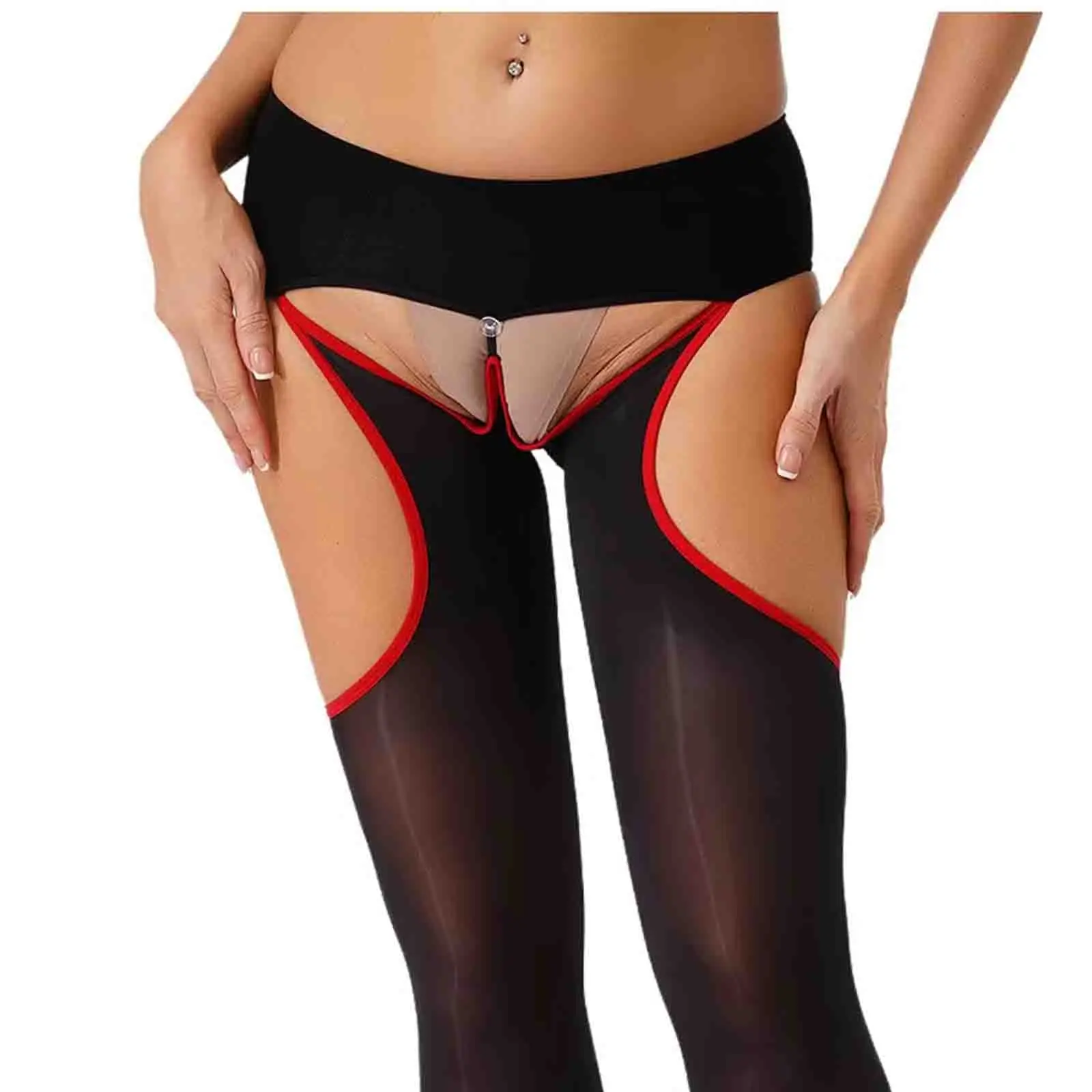 

Women Lingerie Temptation Stockings Tights Sissy Stretchy Ultra Thin Pantyhose Leggings for Couple's Role Play Erotic Nightwear