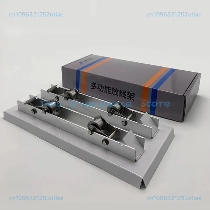 Aluminum alloy reel driver W/magnetic storage 150kg load-2pcs/set portable horizontal fiber optic cable seat bracket BB