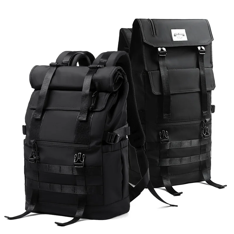 

3 in 1 Convertible Expand Waterproof Large Capacity Sports Travel Backpack Men Roll Top 17 Inch Anti-Theft Laptop