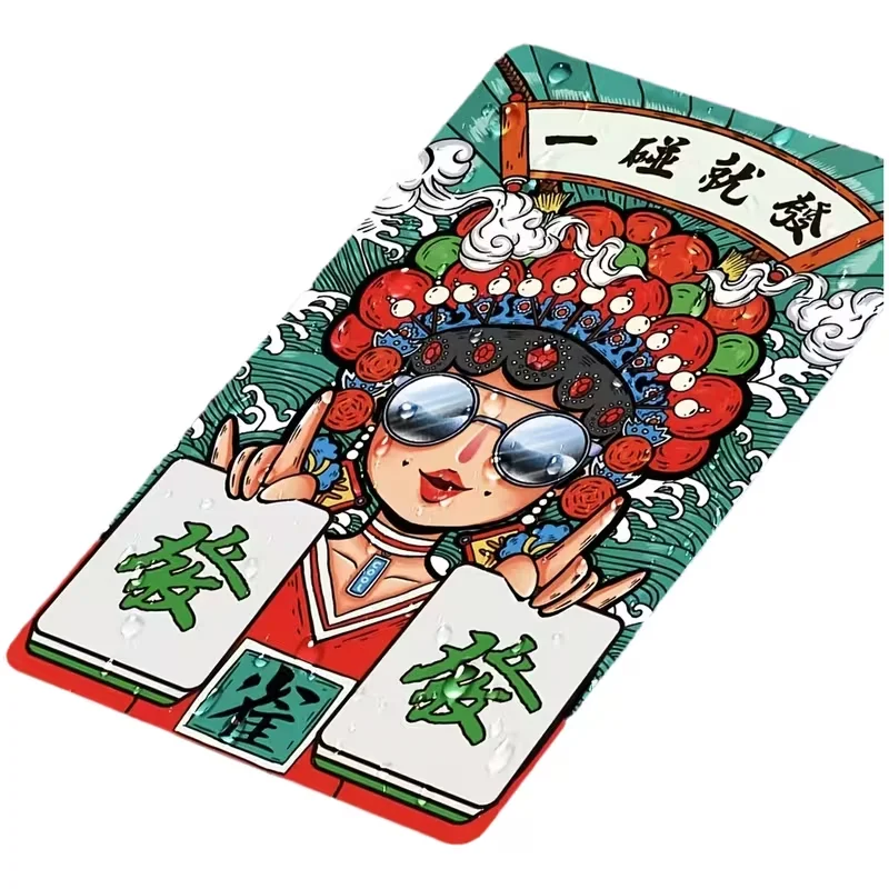 

144pcs Portable Chinese Mahjong Playing Cards Set, Includes Two Dice. - Outdoor Card Game for Adults - Fun Game for Christmas Pa