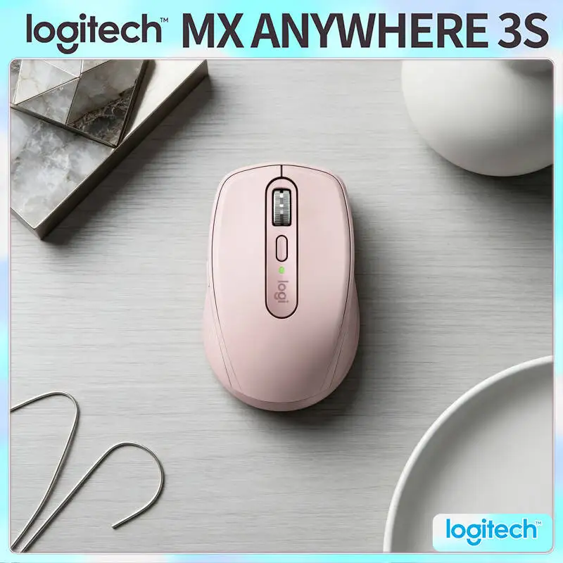 Compact MX Anywhere 3S - 8K DPI, MagSpeed Wheel, Lightweight, Great for Stationery Pop-up & Mobile Sales Desk
