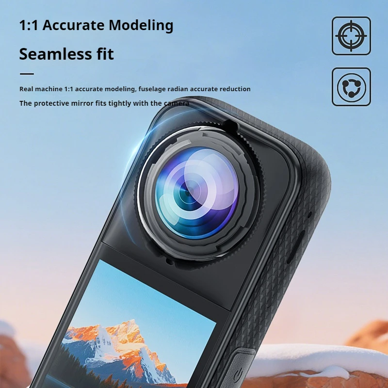 X5 Premium Lens Guards for Insta360 X5 Camera Accessories Scratch-resistant Optical coated High transparency tempered glass Lens