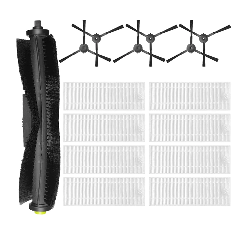 

Роликовая боковая щетка, фильтр HEPA для Qihoo 360 S10 X100 MAX, аксессуары для роботов