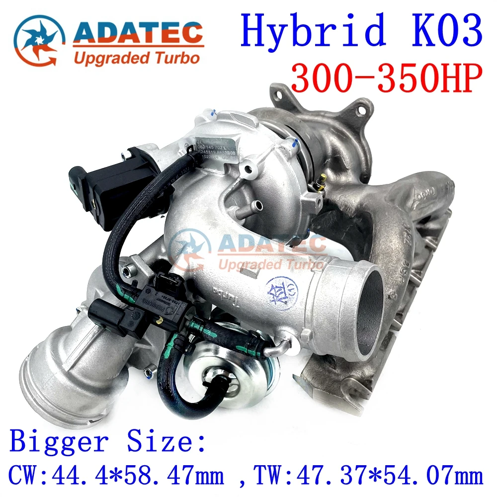 

Upgrade K03 300-350HP Turbo 53039880290 53039700290 Upgrade Turbine 06J145713LX Turbocharger for Volkswagen Golf VI 2.0 GTI