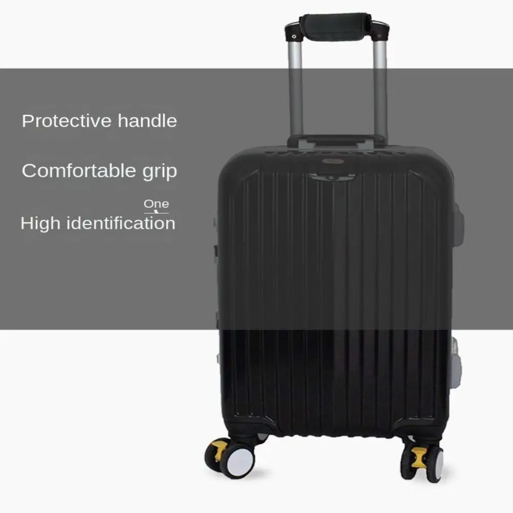 Neoprene Luggage Handle Wrap Soft Handle Sleeve Luggage Handle Cover Solid Color Suitcase Bag Handle Identifier