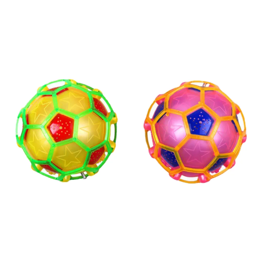 2 Pcs Balls for Kids Glowing Football Electric Soccer Toy Accessories Bounce Luminous Child