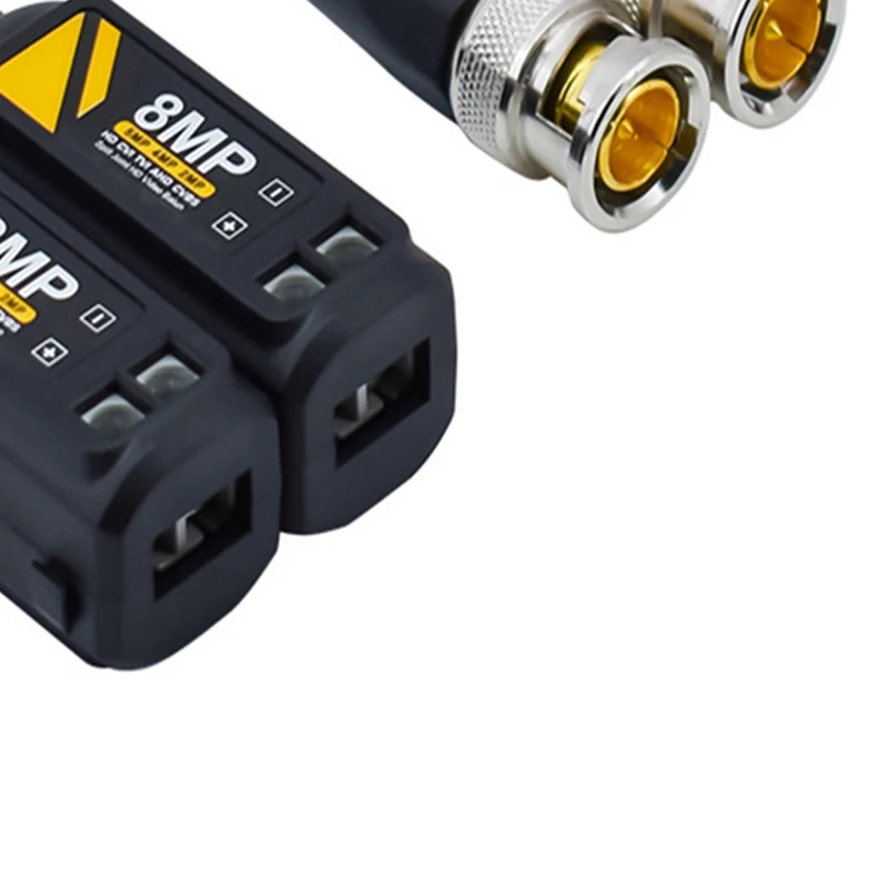 

1 пара 8-мегапиксельных AHD/CVI/TVI UTP-трансиверсов — BNC к Cat5e/Cat6 для видео видеонаблюдения 4K через витой парный кабель