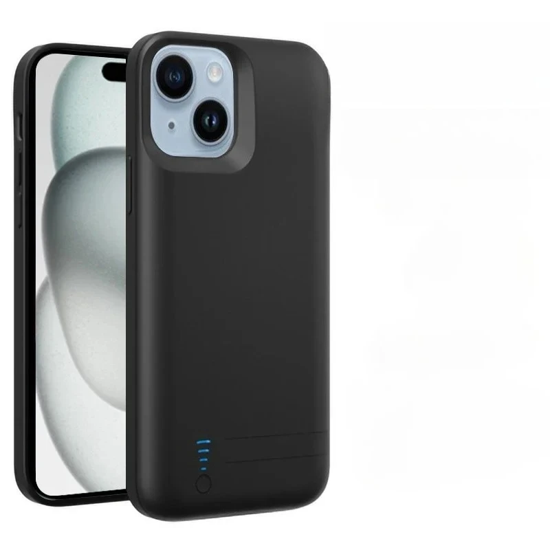 حافظة شاحن بطارية 5000 مللي أمبير في الساعة لهاتف آيفون 14/14Plus/14Pro/14ProMax