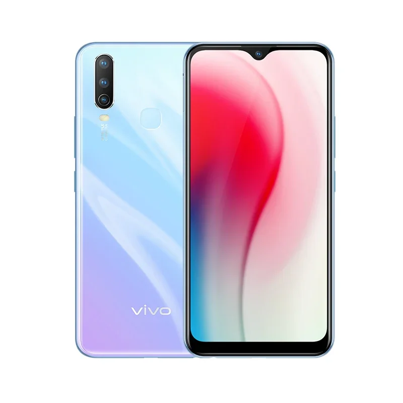 Vivo Y17 4G SmartPhone Global firmware 4GB RAM 128GB ROM Android MediaTek MT6765 Face + Fingerprnit ID Telefones