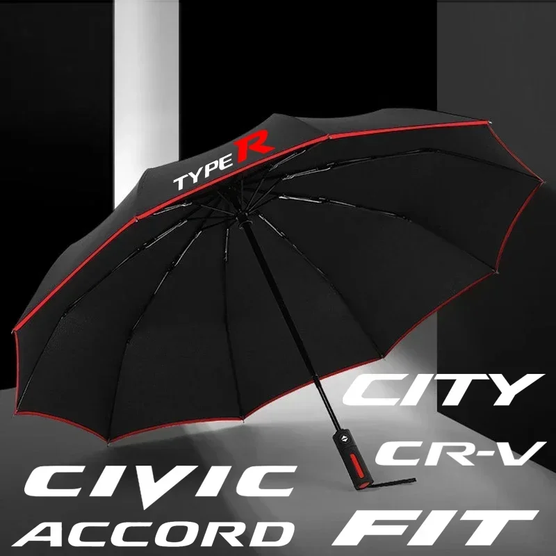 Samochodowy automatycznie składany wiatroodporny parasol przeciwsłoneczny do Hondy TYPE-R CIVIC ACCORD FIT PILOT CITY CRV HRV BRV PASSPORT Akcesoria