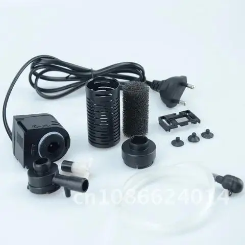 Aquarium Fish Tank Filter Mini Fish Tank Filter Submersible Water Purifier 3 in 1 Filter Aquarium Oxygen