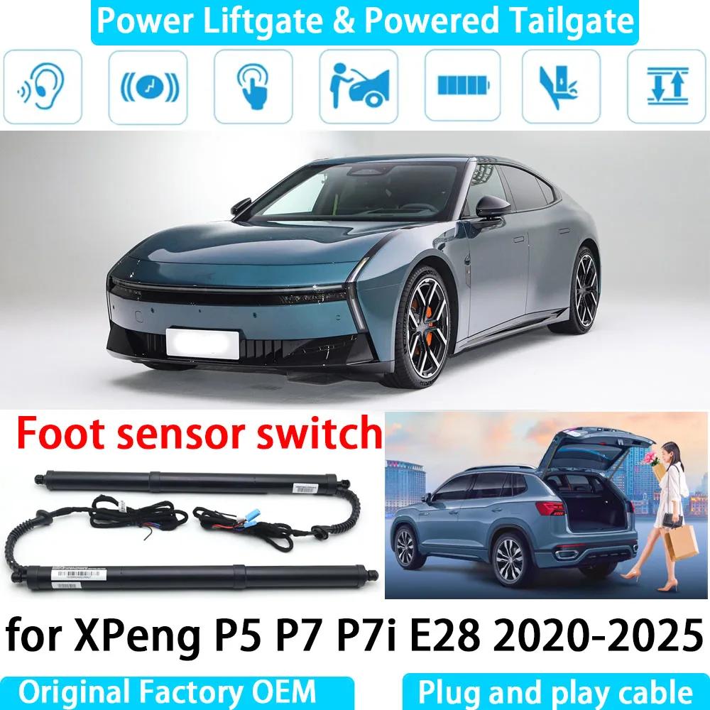 

for XPeng P5 P7 P7i E28 2020-2025 Automatic Electric Power Liftgate Powered Tailgate Strut Tail Gate Lift System