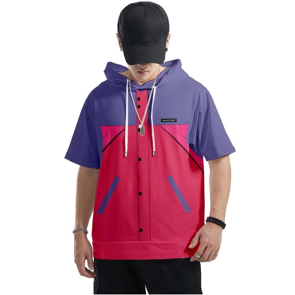 2026 Oliver Tree Hooded T-shirt 3D Digital Printing Men Women Summer Short Sleeve Boys T Shirt Rapper Tshirt Cosplay Costume