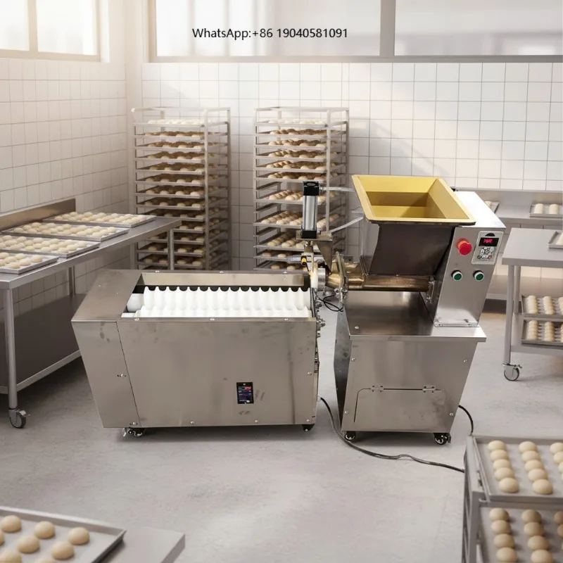 Commercial Dough Dividing Rounding Machine Pizza Round Dough Ball Maker Roller Forming Machine