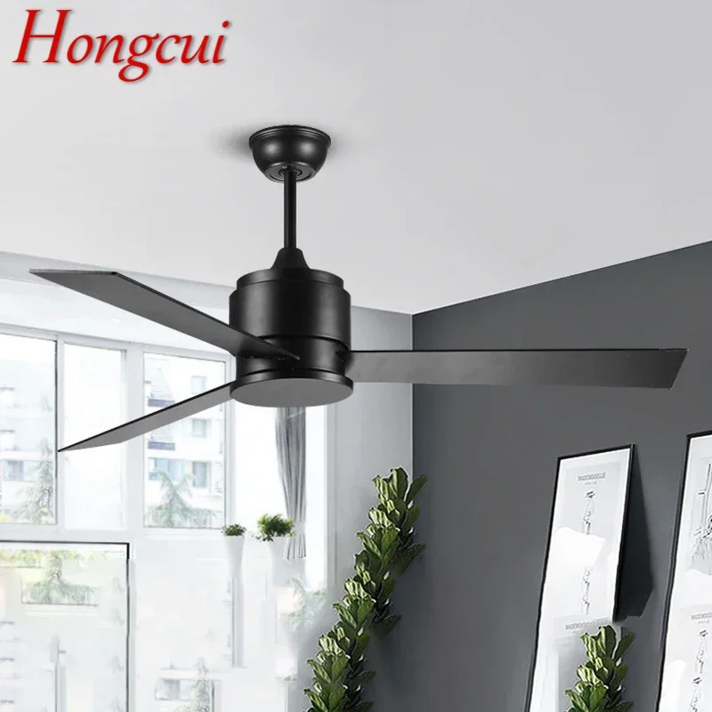 Hongcui Nordic Without lights Ceiling Fan Modern Minima lism Living Room Bedroom Study Cafe Hotel