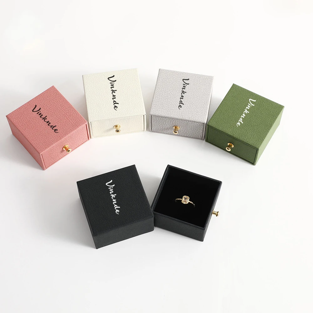 

Пользовательский логотип с узором личи, бумажная шкатулка для драгоценностей, выдвижной ящик, ожерелье, жесткие серьги для парфюмерии, свадебный картон, органайзер для ювелирных изделий