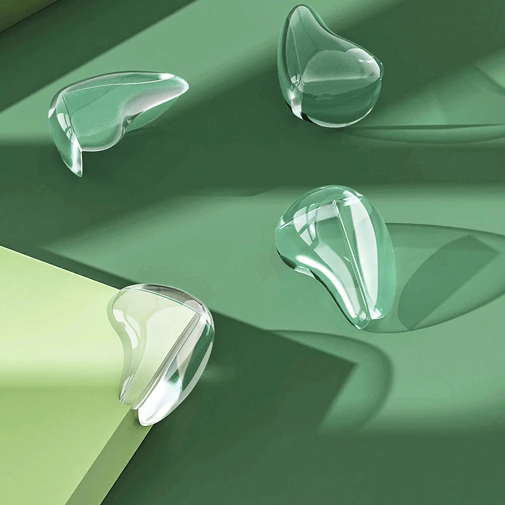 12 قطعة مصدات زوايا شفافة لتدقيق الطفل ذاتية اللصق واقيات حافة الطاولة لسلامة المنزل واقي مصد الطفل