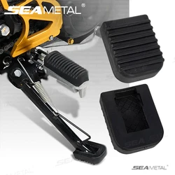 SEAMETAL Motorcycle Footrest Soft Rubber Pad Scooter Footrest Base Plate Anti-slip Base Motorcycle Base Bracket Extension Foot