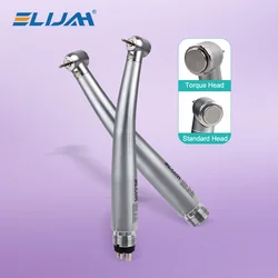 Dental LED High Speed Handpiece Standard Head Push Button Three Water Spray E-generator Air Turbine 2/4 Holes Dentist Instrument