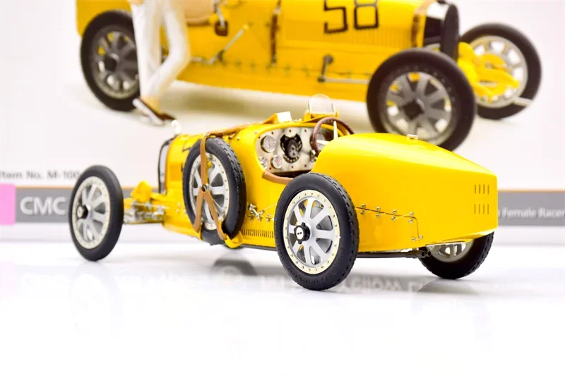 CMC 1:18 T35 # 58 anexado feminino motorista boneca simulação edição limitada todo aberto liga de metal estático modelo de carro brinquedo presente