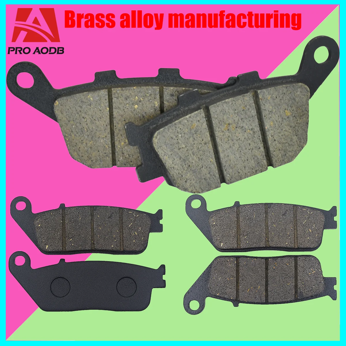 

Motorcycle accessories High quality front and rear brake pads For Honda CBR400 NC29 NC29 / CBR250 MC19 MC22 / NV400 Nv 400 Ros