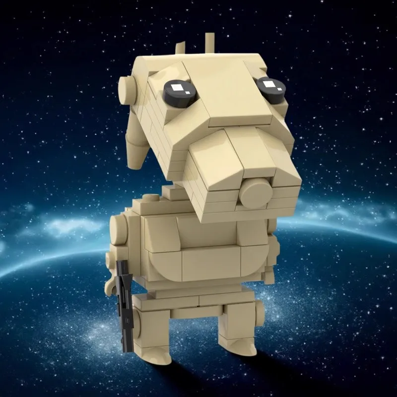 우주 전쟁 시리즈 빌딩 블록 MOC 크리 에이 티브 영화 액션 피규어 B1 전투 로봇 모델 어린이 조립 장난감 생일 선물