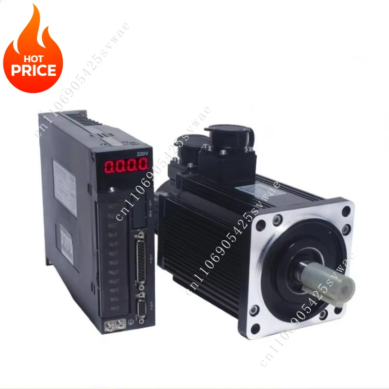 

New 220V 3000RPM 2N.M 600W 110ST-M02030 Servo AC Motor Kit And AASD-30A Driver For CNC Machine