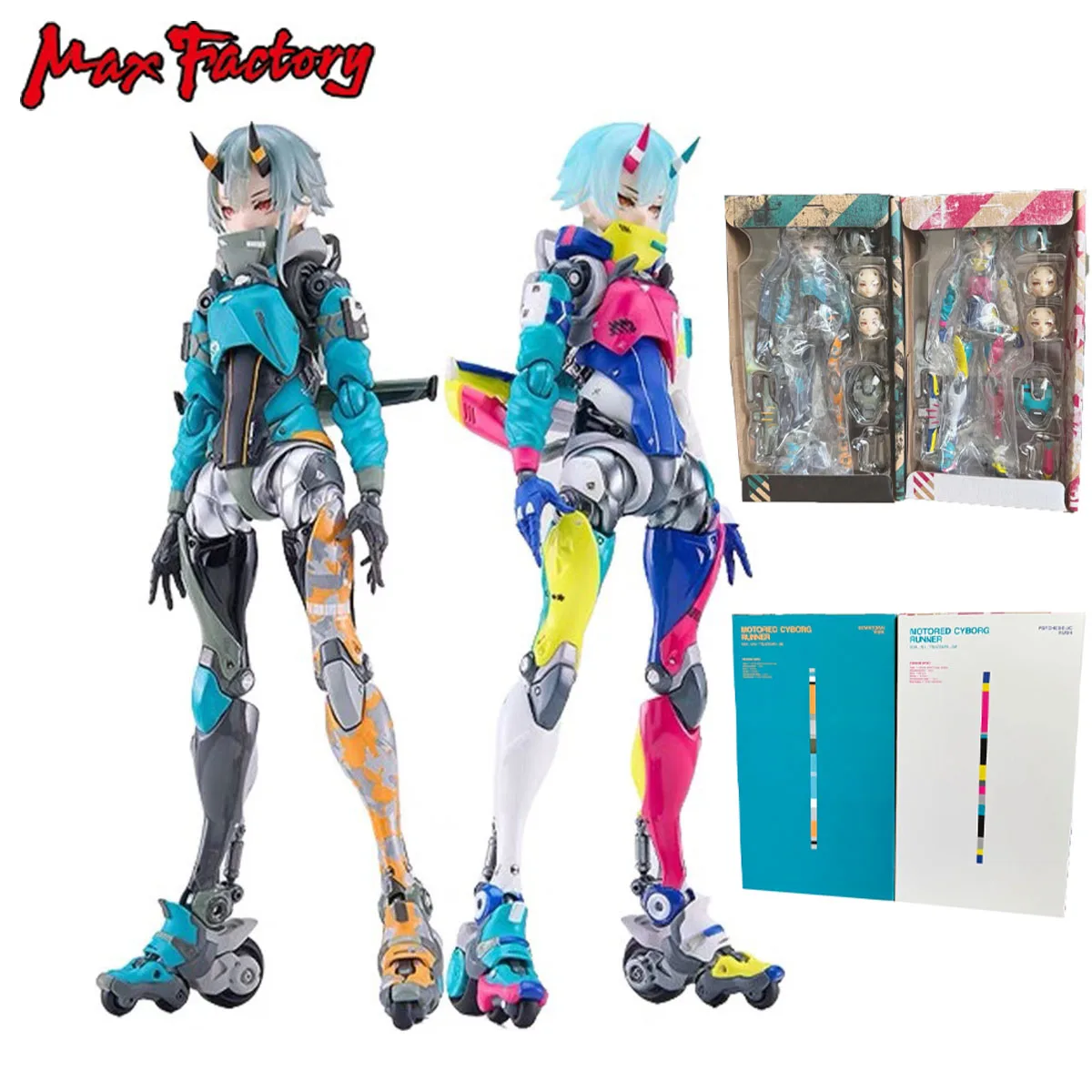 

100% Original in Stock Max Factory Shoujo Hatsudouki Motored Cyborg Runner SSX_155 Downtown Trek Psychedelic Rush Model Toys