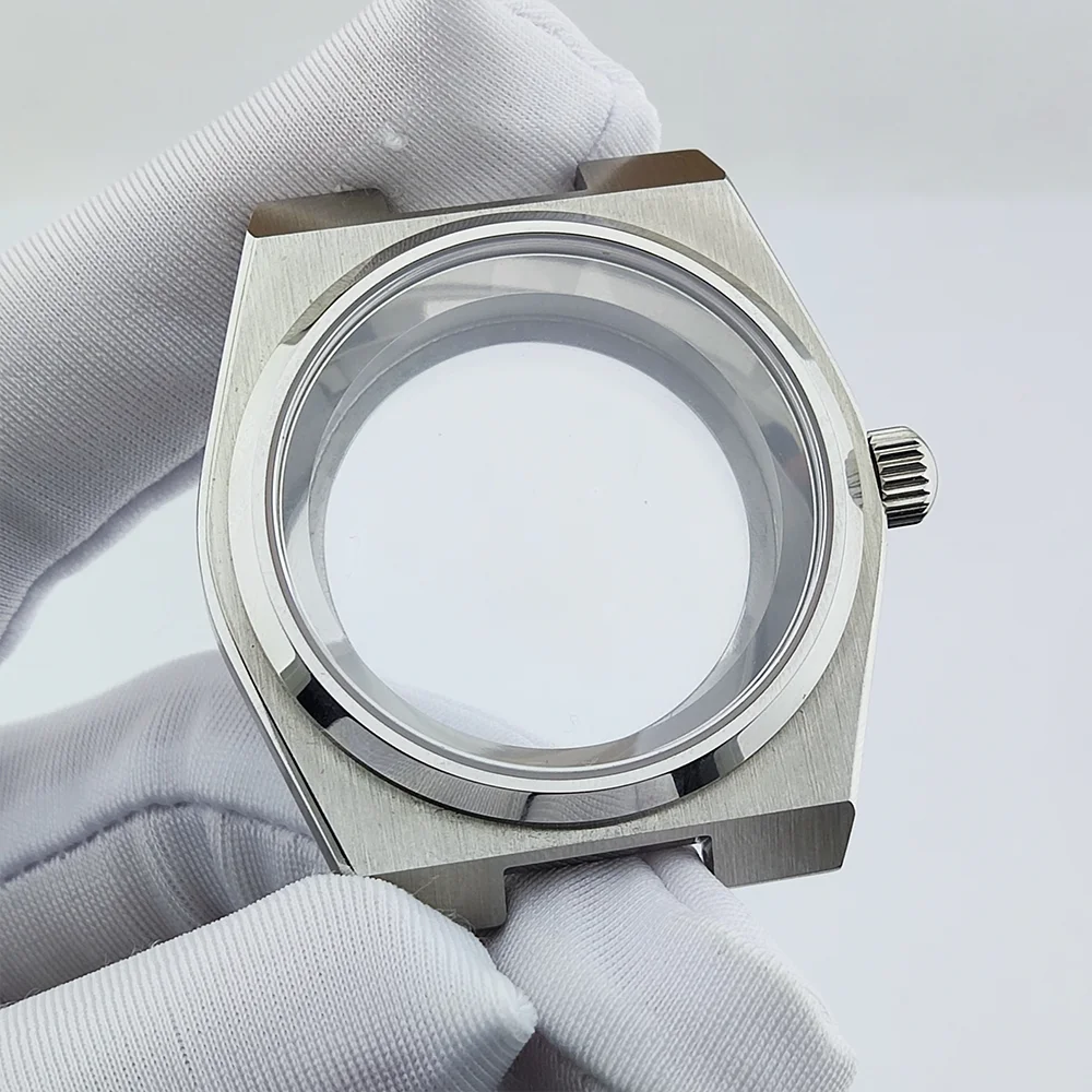 NH35 Case Sapphire Glass Stainless Steel Case Fits 28.5mm Dial Case NH35 Watch Case Set