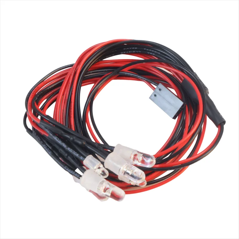 省エネ2/4/6/8ライト70cm長さLEDナイトヘッドランプ高輝度低エネルギー消費RC/ドリフトクローラーカーに適しています