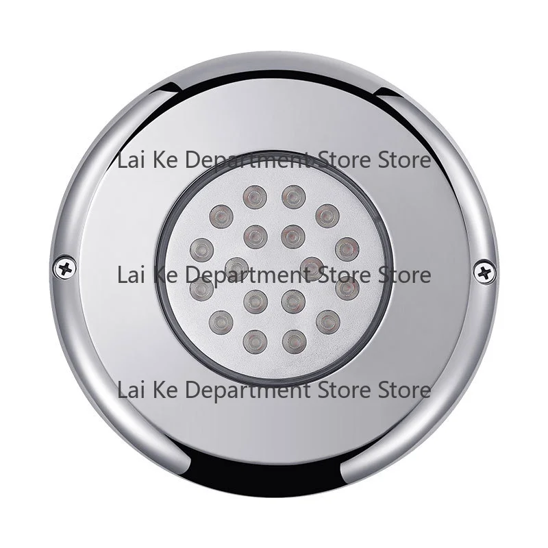 Wireless remote 316L stainless steel pool light underwater lamp IP68 underwater wall light villa pool LED light