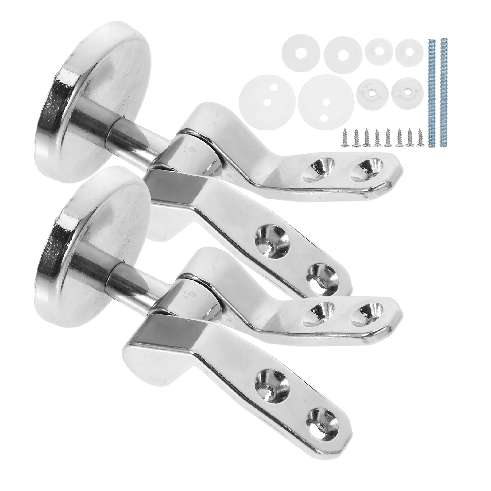 

1Set Durable Toilet Seat Lid Hinges Universal Compatibility Easy Installation Smooth Operation Bathroom Fixtures